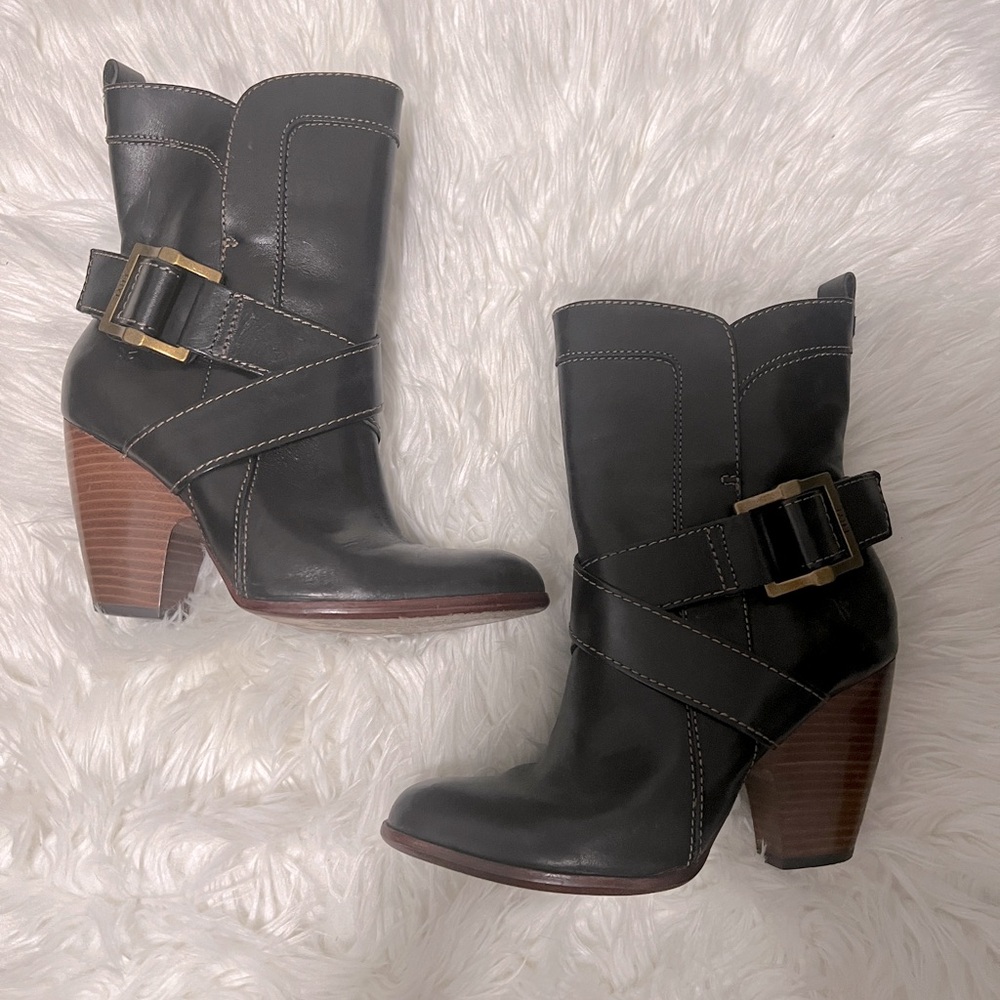 Frye Andrea Mid Boots - Black 6